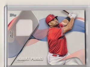 Albert Pujols 2017 Topps Series 1 Major League Material Relic Card #MLM-AP