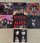 kiss vinyl records Vintage Lot  Includes Killers Banned Album.