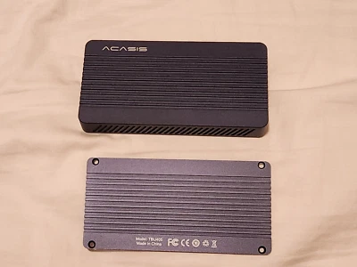 Acasis TBU405 CHASSIS - METAL CASE ONLY - NOT WORKING - FOR PARTS - Image 1 of 3