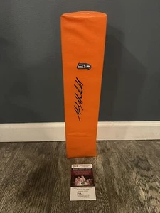 MIKE MACDONALD SIGNED SEATTLE SEAHAWKS TOUCHDOWN PYLON JSA COA AUTOGRAPHED COACH - Picture 1 of 3