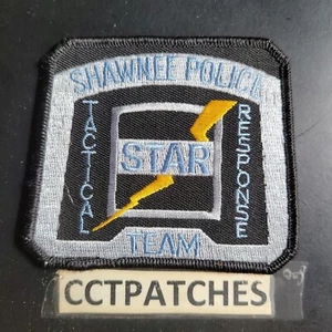 SHAWNEE, KANSAS POLIZEI TAKTISCHE ANTWORT STAR TEAM SCHULTERAUFNÄHER KS - Bild 1 von 2