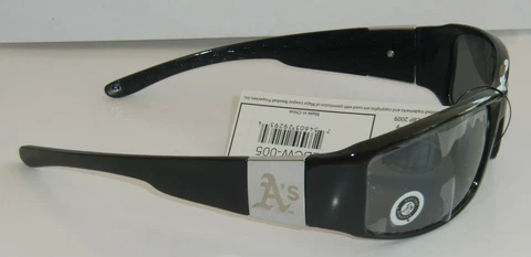 Oakland A's Athletics Chrome Wrap Sunglasses MLB Licensed Baseball Eyewear Cover