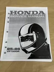 Printed Official Service Shop Repair Manual 1985 1986 Honda VF1000R VF1000 R - Picture 1 of 3