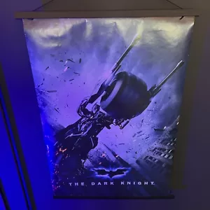 BATMAN “THE DARK KNIGHT” POSTER Motorcycle RARE - Picture 1 of 6