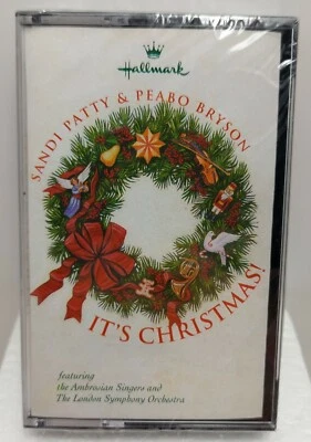 It’s Christmas Hallmark Sandi Patty and Peabo Bryson Cassette Tape 1996 - Image 1 of 2