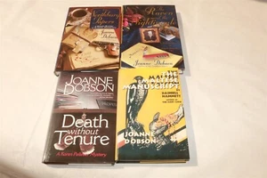 LOT OF 4 JOANNE DOBSON HITCHCOCK BOOKS Karen Pelletier Series HB/DJ - Imagen 1 de 1