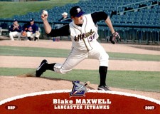 2007 Lancaster Jethawks Grandstand #20 Blake Maxwell Hope Mills North Carolina 
