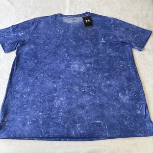 Under Armour Rush Vanish Energy Performance T-Shirt Mens 2XL Loose Purple NWT - Picture 1 of 11