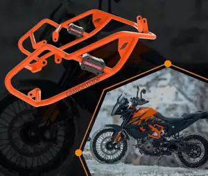 "CRASH GUARD, ORANGE" FIT FOR KTM ADVENTURE 390 - Picture 1 of 5