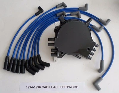 CADILLAC FLEETWOOD 1994-96 LT1 5.7L OPTISPARK Distributor +BLUE Spark Plug Wires - Image 1 of 4