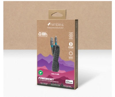 PowerKnit USB-A to Lightning Cable Fast Charger - Image 1 of 4