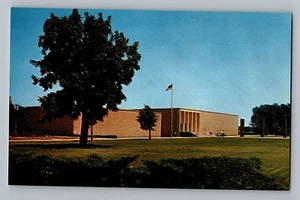 Abilene Kansas KS Präsident Dwight Eisenhower Museum Vintage Postkarte 1950er - Bild 1 von 2