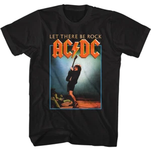 ACDC Let There Be Rock Men's T Shirt Official Heavy Metal Music Merch - Picture 1 of 5