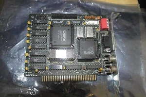 EGA VIDEO CARD 8-bit ISA 256K RAM DSub RCA CHIPS P82C435 GW-SEGA - Picture 1 of 4
