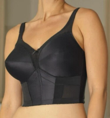 Sujetador Longline Carnival 710 Figura Completa 3/4 Negro Talla 36D $52 Foto 1 de 4