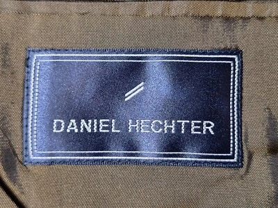 Terno masculino Daniel Hechter 44 jaqueta longa 35x32 calça terno 100% lã cor acastanhada - Imagem 1 de 4