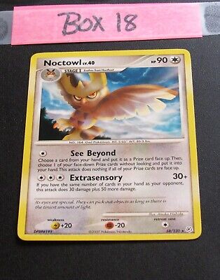 Pokemon Card - Diamond & Pearl 34/130 - NOCTOWL (rare) - NM