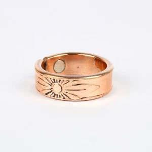 Pure Copper Ring with Magnet (Various Designs) - Picture 1 of 30
