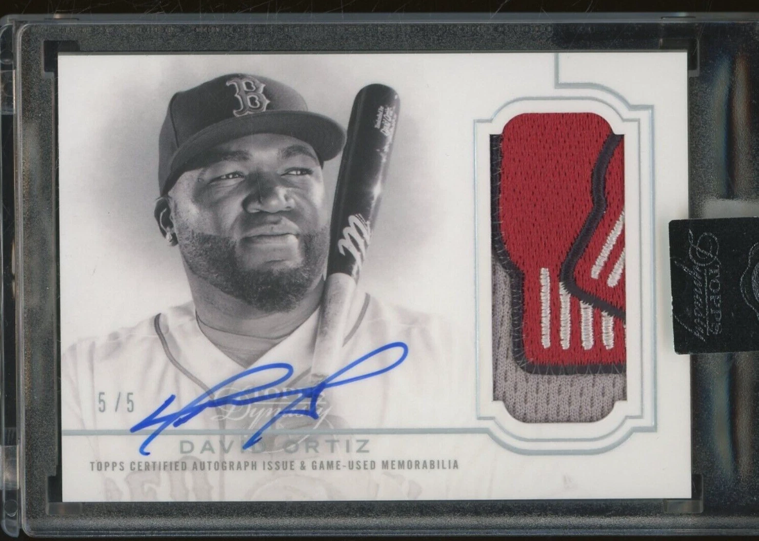 2020 Topps Dynasty David Ortiz Boston Red Sox HOF Patch AUTO 5/5