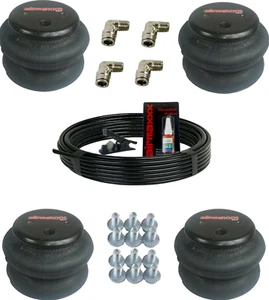 airmaxxx 2600 Air Ride Suspension Bags with 3/8" Air Hose & Brass Fittings - Bild 1 von 24