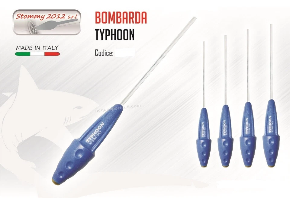 BOMBARDA STOMMI TYPHOON AFFONDANTE STRISCIO PESCA TONNETTI RAPID GALLEGGIANTE