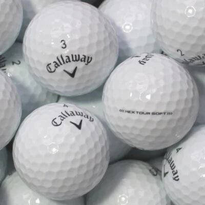 50 Balles de Golf Callaway HEX Tour Soft Lakeballs AA/AAA Qualité - Photo 1/2