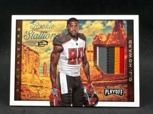 2017 PANINI PLAYOFF O.J. HOWARD ROOKIE STALLIONS 1ST DOWN JERSEY PATCH 2/25 - Picture 1 of 2