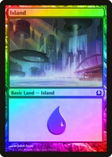 Island (255) FOIL Return to Ravnica PLD Basic Land MAGIC MTG CARD ABUGames