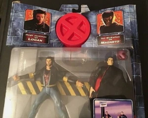 Marvel X-Men The Movie #49772 “ Logan & Magneto” 6” Action Figures 2 Pack ToyBiz - Picture 1 of 12