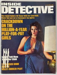Inside Detective Magazine, December 1975, Vintage True Crime Stories, Pulp - Picture 1 of 4