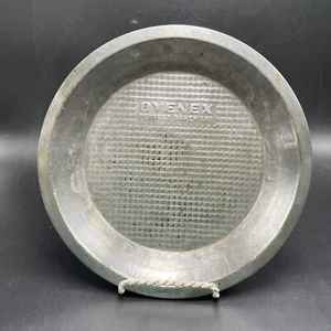 Vtg Ovenex 9” Tin Pie Plate w Waffle Pattern “Perfect Bakewear” Pie Plate Steel - Imagen 1 de 7