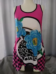 Damen Ob Mode Shirt Stretch mehrfarbig Größe M - Bild 1 von 5