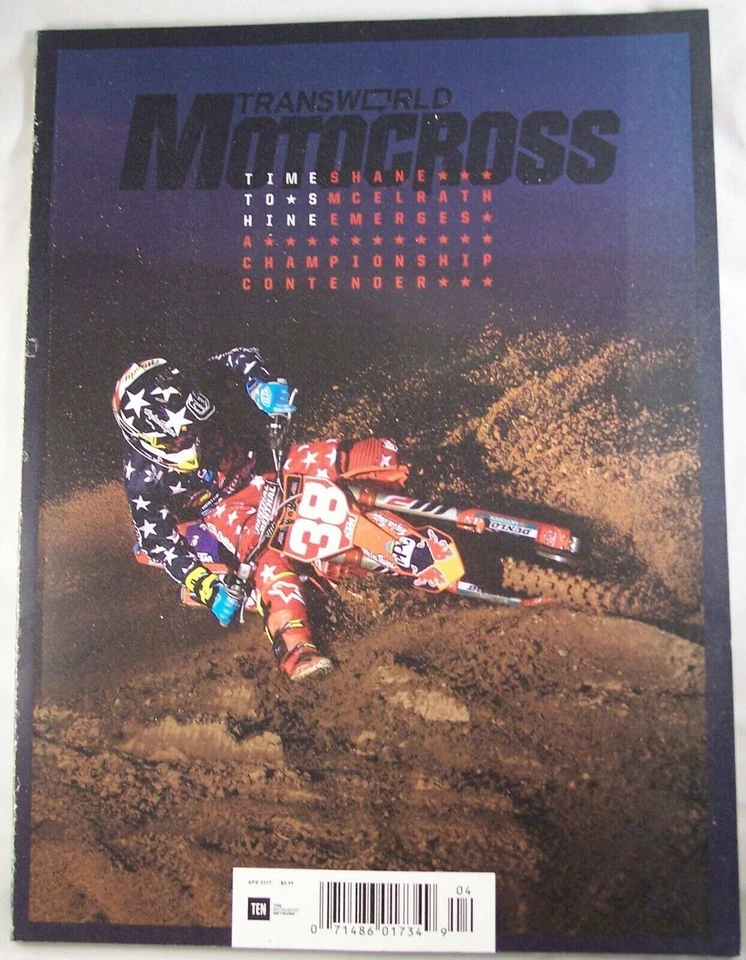 Transworld Motocross Magazine April 2017 Shane McElrath Time To Shine - Image 1 of 1
