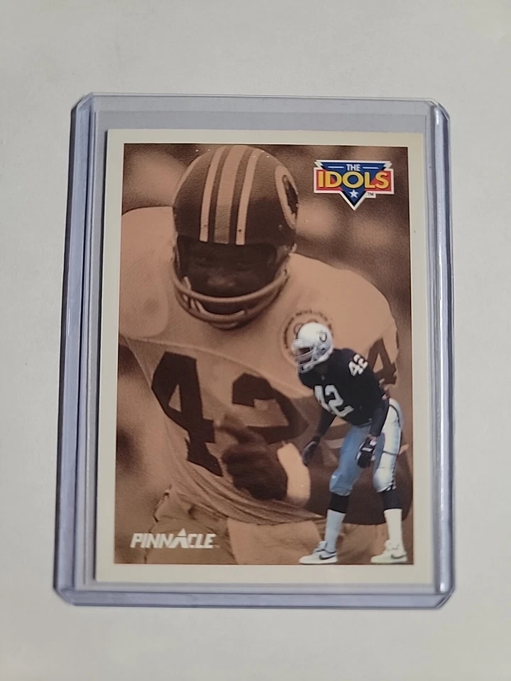 1991 Pinnacle Football The Idols Ronnie Lott w/Taylor #381 Set Break NM-MT - Image 1 of 2