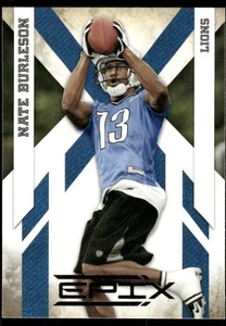 2010 Panini Epix #34 Nate Burleson Detroit Lions Football Karte - Bild 1 von 2