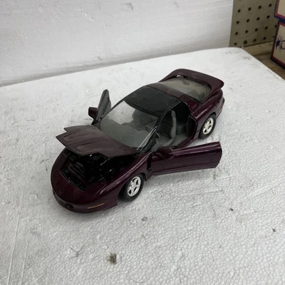 Ertl American Muscle 1996 Pontiac Firebird Trans Am Purple 1:18 Diecast Car - Image 1 of 4