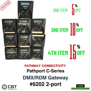 Pathport Connectivity C-Series 6202 2-port DMX/RDM Gateway - Picture 1 of 5