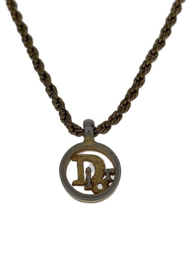 Collana Christian Dior Cerchio GLD Donna Usata
