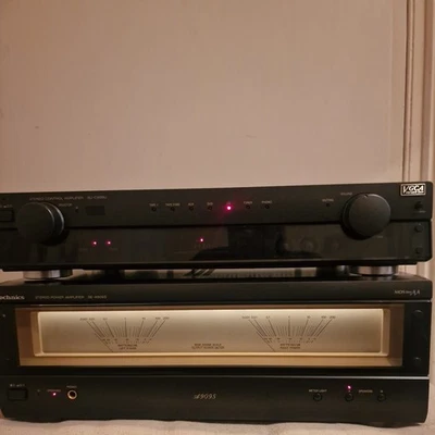 Technics SE-A909S & Technics SU-C909U Stereo Power/Pre Amplifier HighEnd Hifi - Image 1 of 4