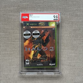 Halo 2 Xbox Factory Sealed WOW! - Graded PSA 9.6 B+