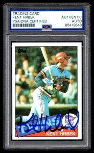 KENT HRBEK SIGNIERT 1985 TOPPS BASEBALL KARTE #510 PSA/DNA AUTHENTISCHES AUTOGRAMM - Bild 1 von 2