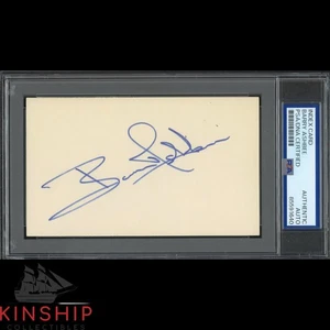 Barry Ashbee signed 3x5 Index Card PSA DNA Slab Vintage Hockey Flyers Auto C4949 - Picture 1 of 1