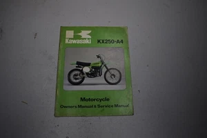 Genuine Kawasaki Owners & Service Manual 1978 78 KX250 KX 250 A4 - Bild 1 von 3