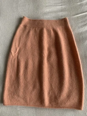 Iris von Arnim 100% Kaschmir Buttetweicher Rock In orange meliert Gr. L/40 - Bild 1 von 4