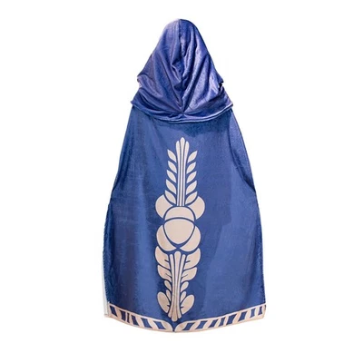 MARUKQW Princess Hyrulelu Velvet Hooded Cape Cloak Dress Blue Size M - Image 1 of 4