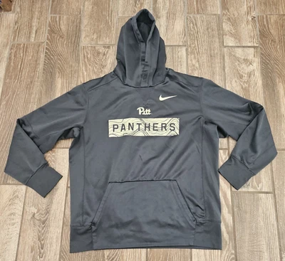 Nike Pitt Panthers Pullover Hoodie Jacket Therma Fit Football Turner Flaw L - Image 1 of 4