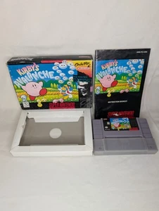 Super NES Nintendo Kirby's Avalanche 1995 juego completo con manual y caja. Probado - Imagen 1 de 16