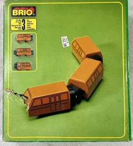 Vintage Brio Orange Train 33512 With Box Red Wheels - Picture 1 of 9