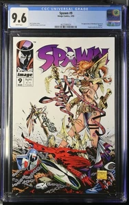 Spawn #9 CGC 9.6 Image 1993 1st Angela Medieval Spawn Neil Gaiman Todd McFarlane - Picture 1 of 2