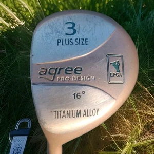 Square 2 LPGA Agree Pro Design 3 Plus Size Wood 16° Graphite Ladies Golf Left LH - Picture 1 of 6